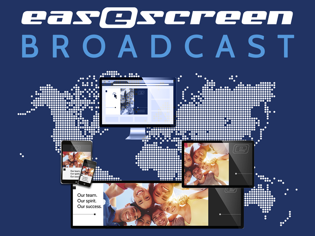 easescreen Software Broadcast Kanal 1 Kanal & 50 User ES-BC-1-50